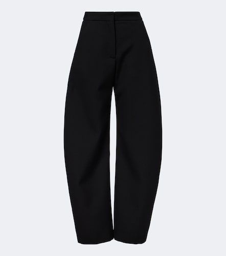 Alaïa Pantalon barrel en laine - Alaia - Modalova