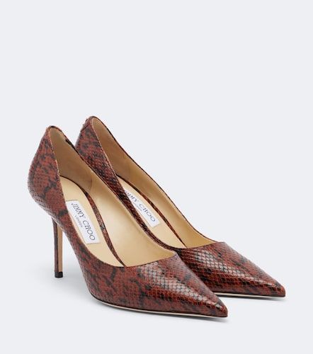 Escarpins Love en cuir façon serpent - Jimmy Choo - Modalova