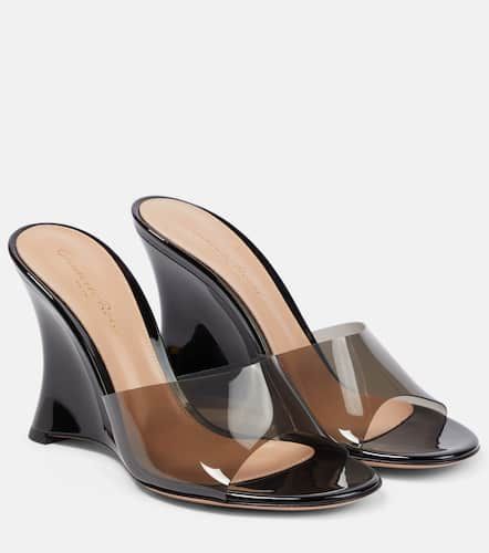 Sandales compensées en cuir - Gianvito Rossi - Modalova