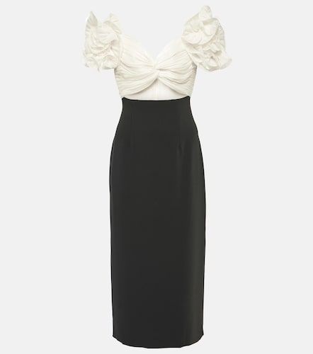 Robe Ziselle à découpes en crêpe - Costarellos - Modalova