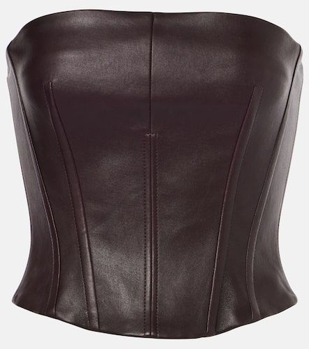 Stouls Top bustier Rosalia en cuir - Stouls - Modalova