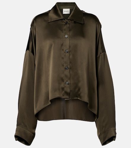 Chemise Bodine en satin de soie - Khaite - Modalova