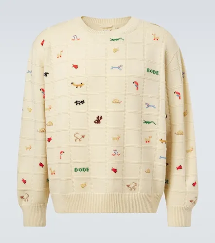 Pull Zoologist en laine et alpaga - Bode - Modalova
