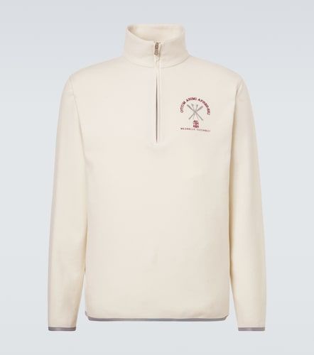 Sweat-shirt en cachemire et coton mélangés - Brunello Cucinelli - Modalova
