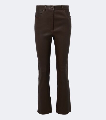 Joseph Pantalon droit Duke en cuir - Joseph - Modalova