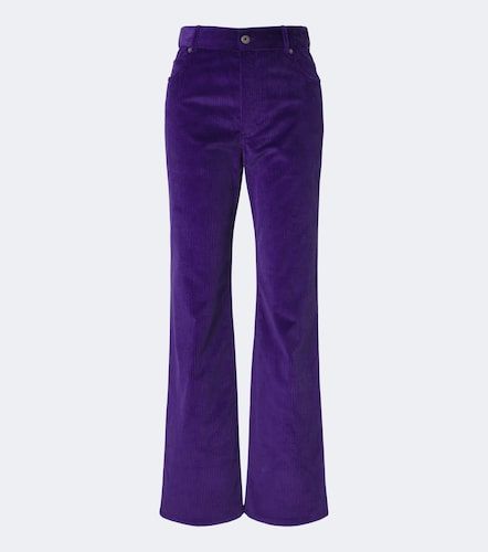 Pantalon droit en velours de coton - Loewe - Modalova