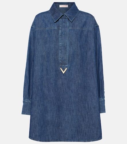 Robe chemise VGold en denim - Valentino Garavani - Modalova