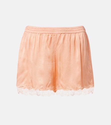 Short Doris en satin à dentelle - Poupette St Barth - Modalova