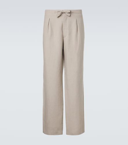 Stòffa Pantalon droit en lin - Stoffa - Modalova