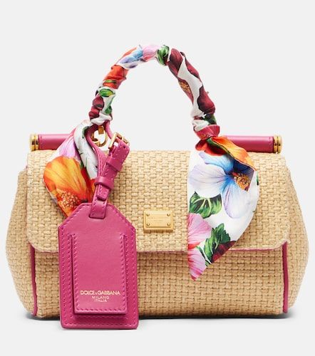 Sac Sicily Small en raphia - Dolce&Gabbana - Modalova