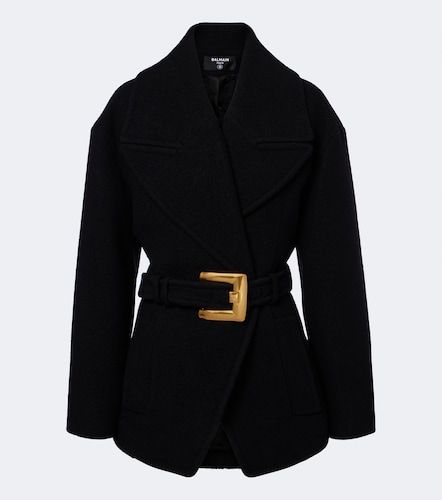 Balmain Manteau en laine vierge - Balmain - Modalova