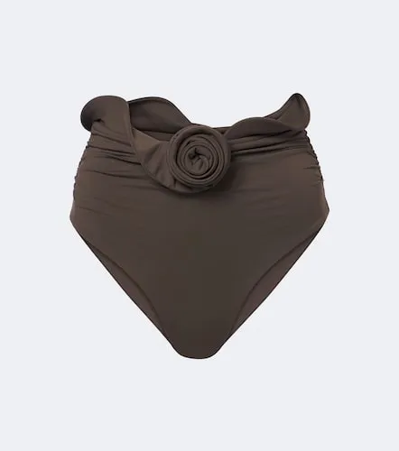 Culotte de bikini à appliqués floraux - Magda Butrym - Modalova