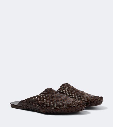 The Row Mules en cuir tressé - The Row - Modalova