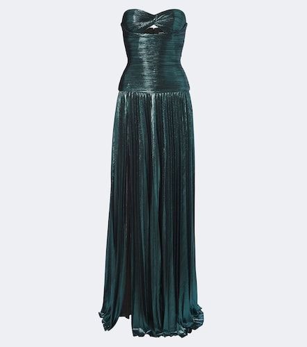 Retrofête Robe longue bustier Monterey en lamé - Retrofete - Modalova