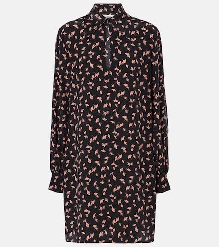 Chloé Robe midi en soie à fleurs - Chloe - Modalova