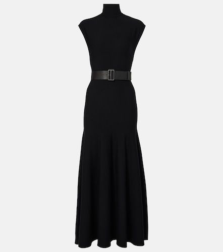 Alaïa Robe midi en laine mélangée - Alaia - Modalova