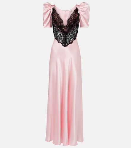 Robe de cocktail en soie et dentelle - Rodarte - Modalova