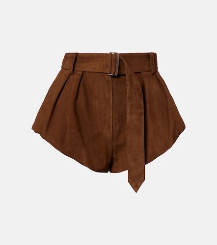 Short en daim à ceinture - Magda Butrym - Modalova
