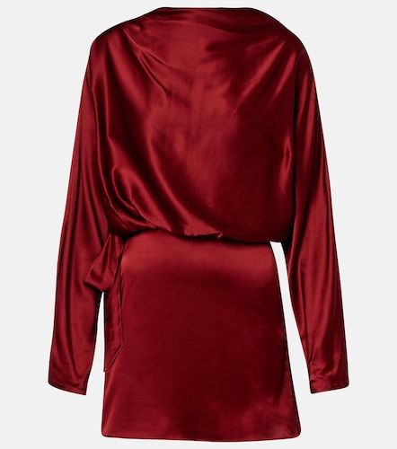 Robe Phoebe en satin et soie mélangée - Staud - Modalova