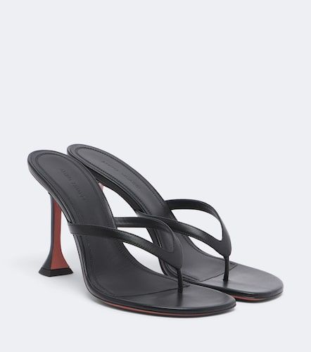 Amina Muaddi Mules Juliette en cuir - Amina Muaddi - Modalova