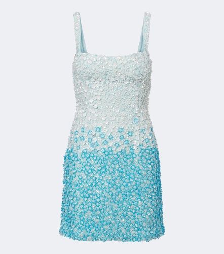 Là Fuori Robe en soie à fleurs et sequins - La Fuori - Modalova