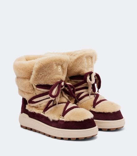 Bottines après-ski Chamonix en shearling et daim - Bogner - Modalova