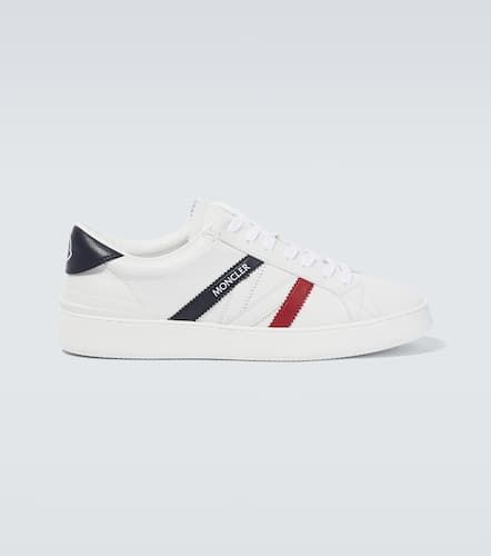 Moncler Baskets New Monaco en cuir - Moncler - Modalova