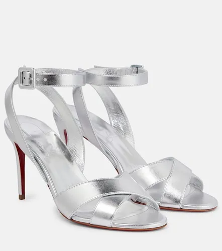 Sandales Mariza 85 en cuir métallisé - Christian Louboutin - Modalova