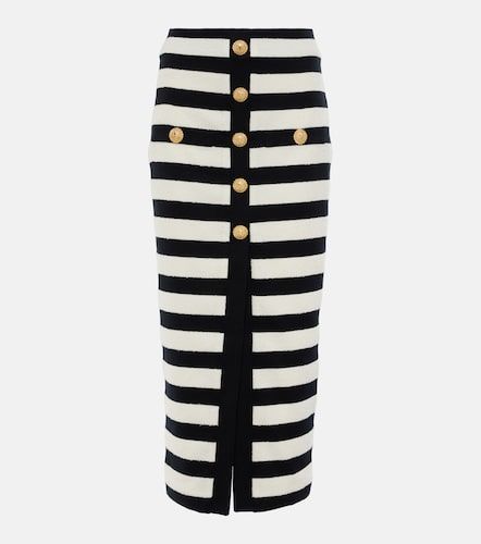 Balmain Jupe midi à rayures - Balmain - Modalova