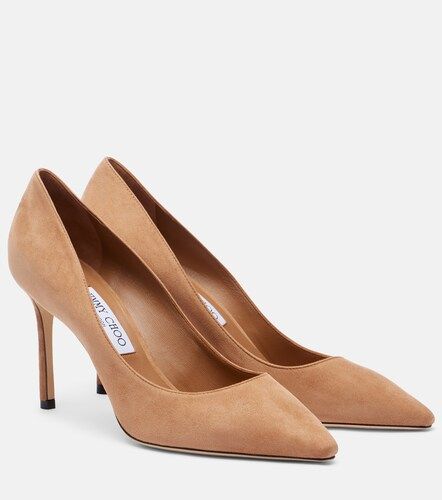 Escarpins Romy 85 en daim - Jimmy Choo - Modalova