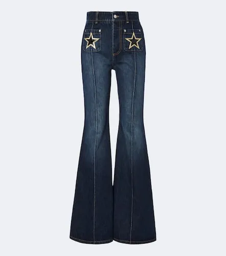 Jean flared à appliqués - Dolce&Gabbana - Modalova