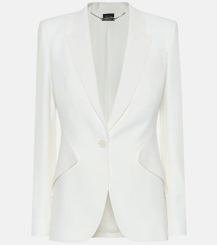 McQueen Blazer de mariée en crêpe - McQueen - Modalova