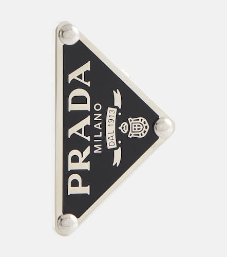 Boucle d'oreille unique en argent sterling à logo - Prada - Modalova
