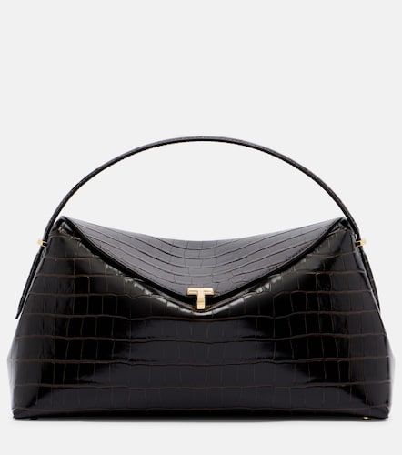 Cabas T-Lock en cuir façon croco - Toteme - Modalova