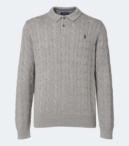 Polo en maille torsadée de coton - Polo Ralph Lauren - Modalova