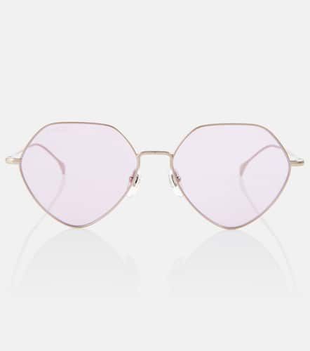 Gucci Lunettes de soleil en métal - Gucci - Modalova