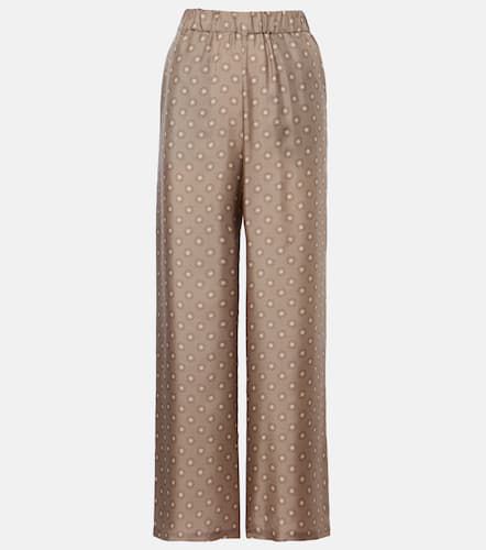 Pantalon ample Leisure Vik en soie - Max Mara - Modalova