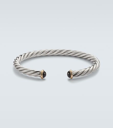 Bracelet Cable en or 14 ct (585/1000), argent sterling et onyx - David Yurman - Modalova