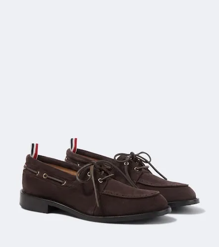 Chaussures bateau en daim - Thom Browne - Modalova