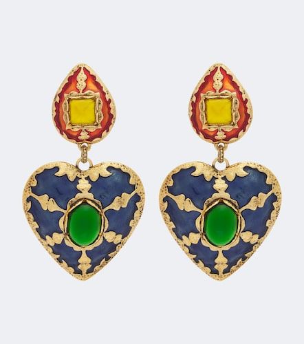 Boucles d'oreilles clip à ornements - Saint Laurent - Modalova