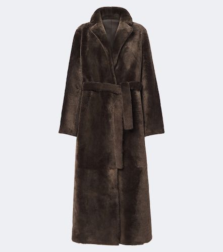 Manteau réversible en shearling et cuir - Yves Salomon - Modalova