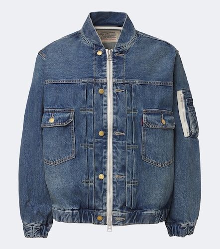 Sacai Veste bomber en denim - Sacai - Modalova