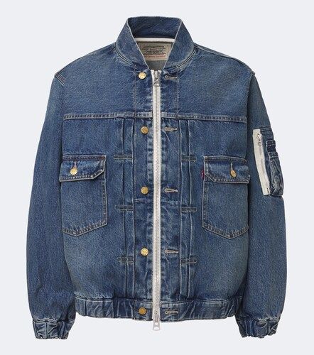 Sacai Veste bomber en denim - Sacai - Modalova