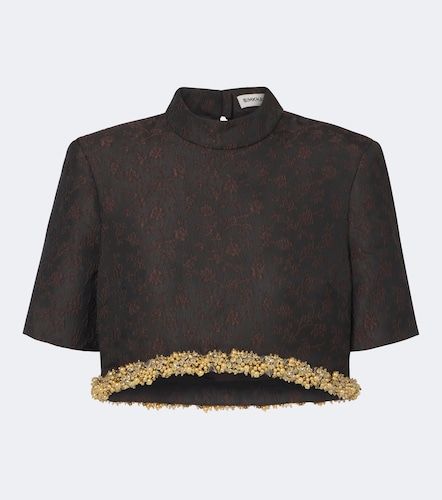 Top court Jalen en jacquard à ornements - Simkhai - Modalova