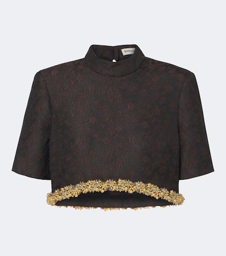 Top court Jalen en jacquard à ornements - Simkhai - Modalova