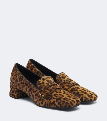 Escarpins en cuir façon poulain - Prada - Modalova