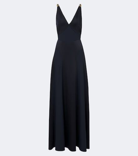 Versace Robe longue Medusa en satin - Versace - Modalova