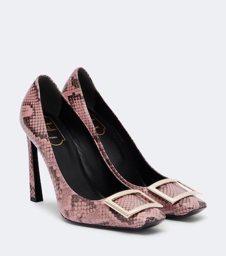 Escarpins Trompette en cuir façon serpent - Roger Vivier - Modalova