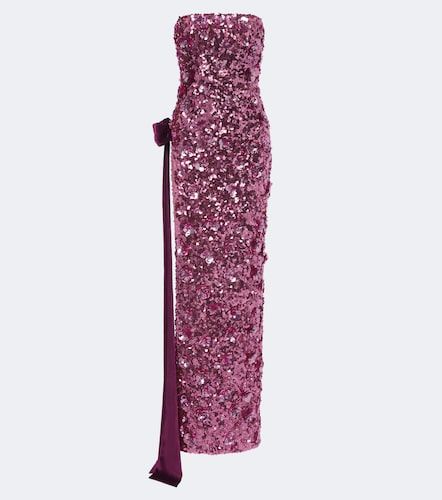 Retrofête Robe longue Sylpha à sequins - Retrofete - Modalova