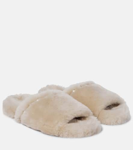 Mules Acinda en shearling à ornements - Jimmy Choo - Modalova